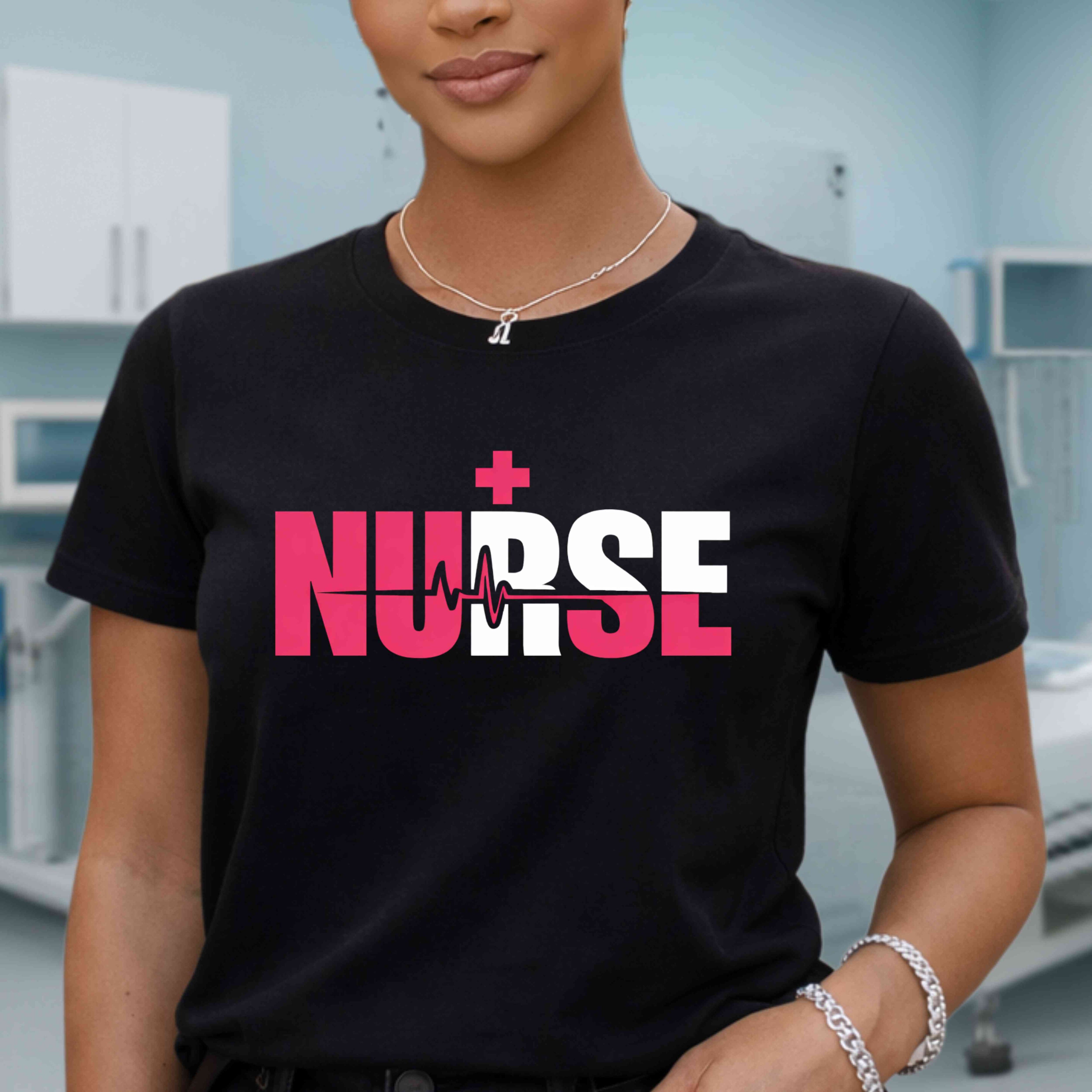 EKG Nurse Graphic T-Shirt